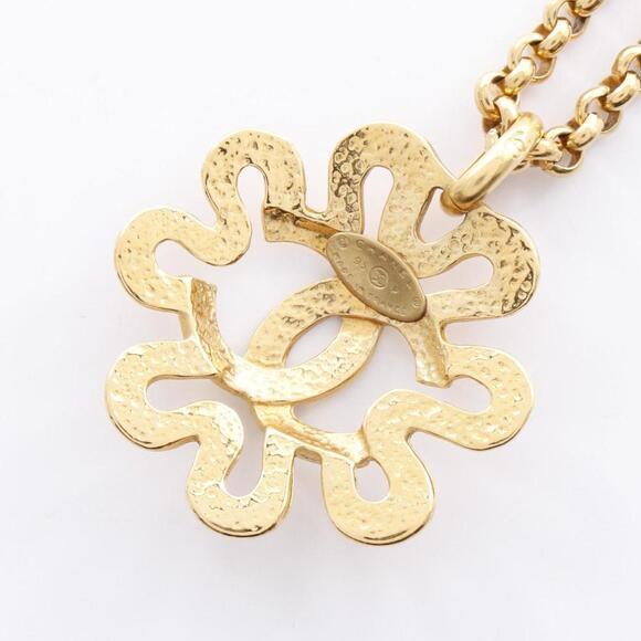 CHANEL Gold Logo Necklace - Picture 3 of 7